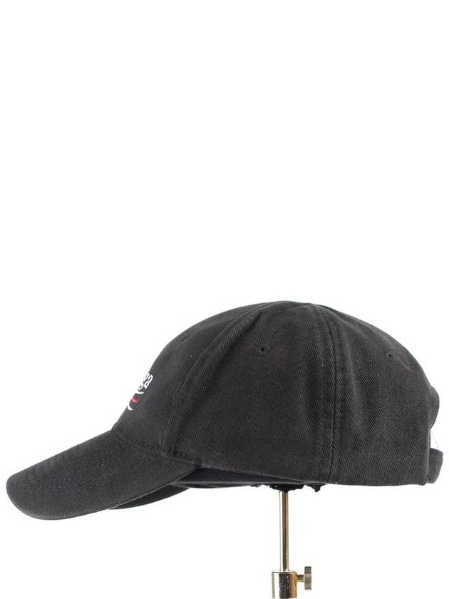 Wave logo ball cap black L - BALENCIAGA - BALAAN 3