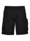 Flat Nylon Lens Beachwear Shorts Black - CP COMPANY - BALAAN 2