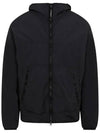 Men's Chrome Goggles Hooded Zip-Up Jacket Black - CP COMPANY - BALAAN.