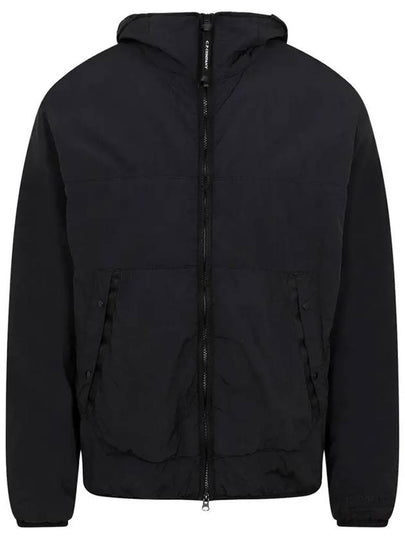 Men's Chrome Goggles Hooded Jacket Black - CP COMPANY - BALAAN 2