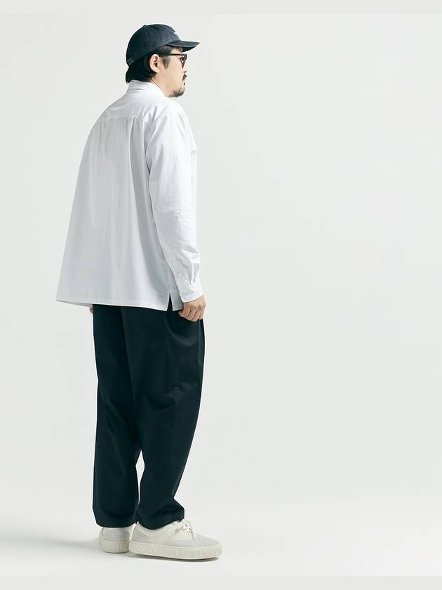 W&P Denim Long Sleeve Shirt White - BOOVOOM - BALAAN 4