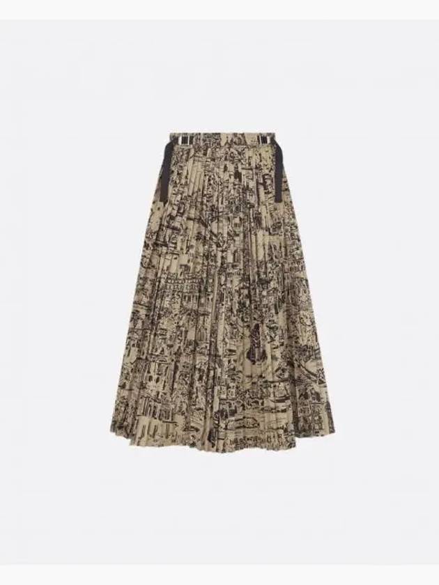 Pleated midi skirt 441J69A3987 X1893 - DIOR - BALAAN 1