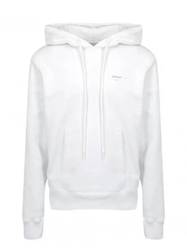 Arrow Logo Pocket Hoodie White - OFF WHITE - BALAAN 2