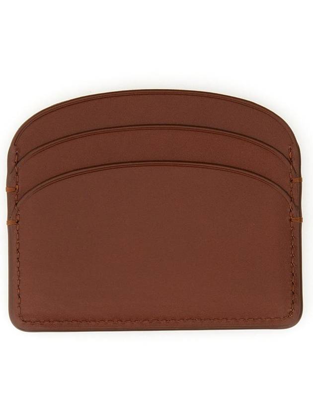 Demi Lune Card Wallet Brown - A.P.C. - BALAAN 3