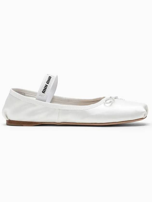 Satin Ballerinas White - MIU MIU - BALAAN 6