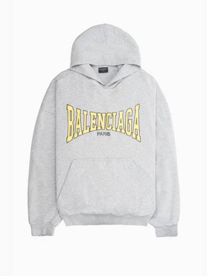 Logo Print Hoodie Blue - BALENCIAGA - BALAAN 2