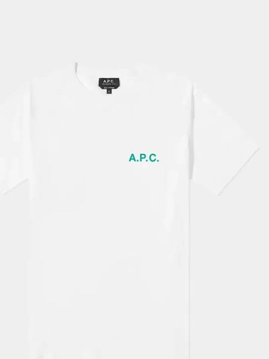 Mike Logo Short Sleeve T-shirt White - A.P.C. - BALAAN 2