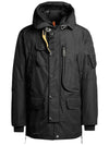 Men's Kodiak Long Hooded Jacket Black - PARAJUMPERS - BALAAN 1