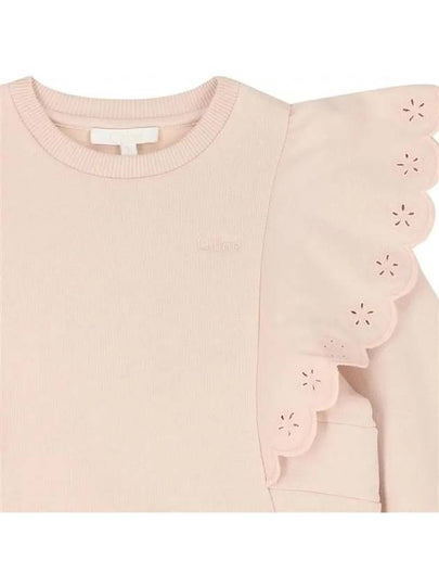 Kids Frill Sweatshirt Pink - CHLOE - BALAAN 2