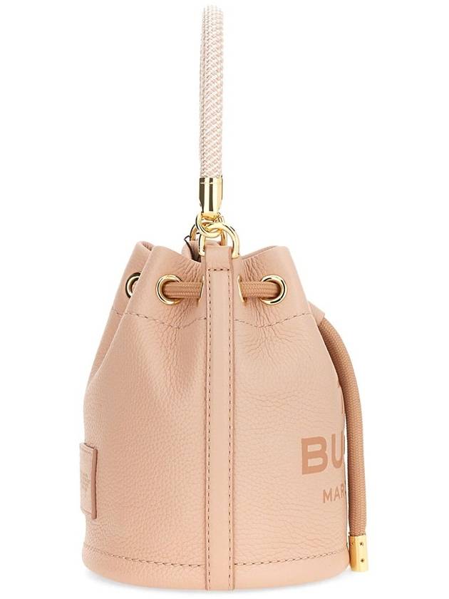 Women's Micro Leather Mini Bucket Bag Rose - MARC JACOBS - BALAAN 4