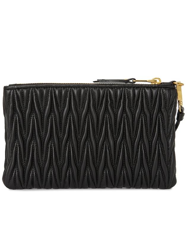 Materasse Nappa Leather Clutch Bag Black - MIU MIU - BALAAN 5