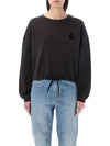 Margo Logo Crop Sweatshirt Faded Black - ISABEL MARANT - BALAAN 2