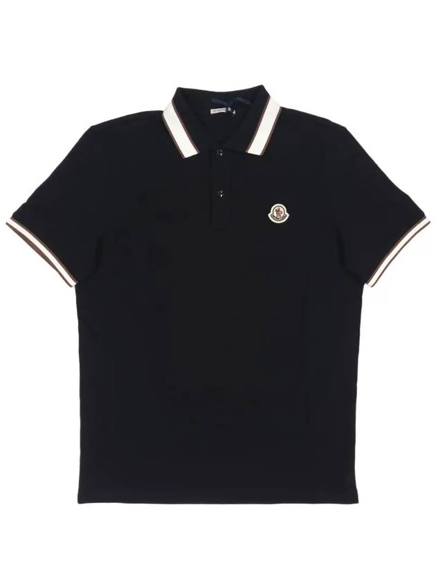 Logo Patch PK Shirt Black - MONCLER - BALAAN 3