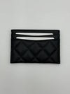 Classic gold card wallet caviar black AP0213 - CHANEL - BALAAN 6