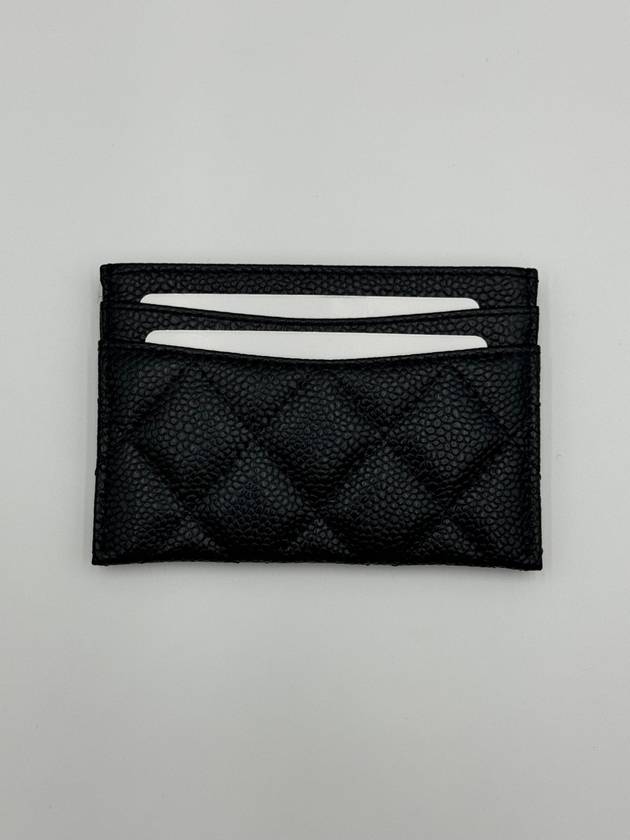 Classic gold card wallet caviar black AP0213 - CHANEL - BALAAN 6