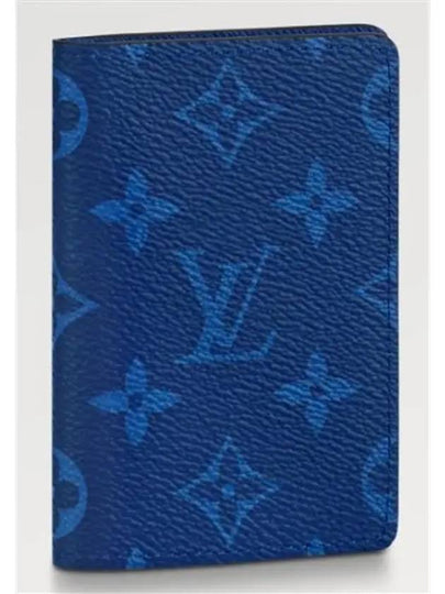 Men's Pocket Organizer Card Wallet Blue - LOUIS VUITTON - BALAAN 2