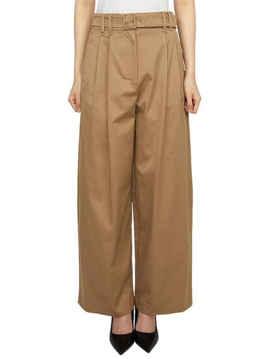 Dina Wide Pants Brown - MAX MARA - BALAAN 1