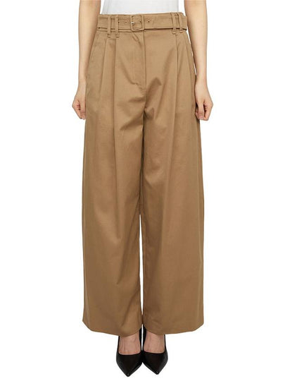 Dina Wide Pants Brown - MAX MARA - BALAAN 2