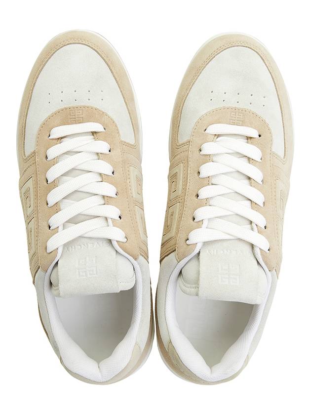 G4 Suede Low Top Sneakers Beige - GIVENCHY - BALAAN 3