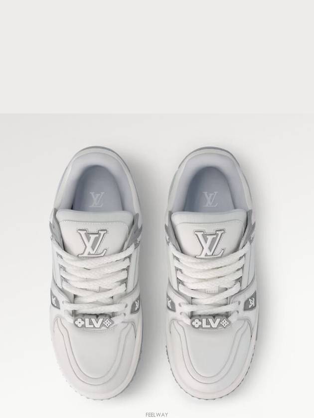 LV Trainer Maxi Low Top Sneakers Grey - LOUIS VUITTON - BALAAN 7