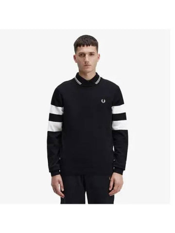 Fred Perry Sharp tipped sleeve knit 102 AFPM2335533 - FRED PERRY - BALAAN 1