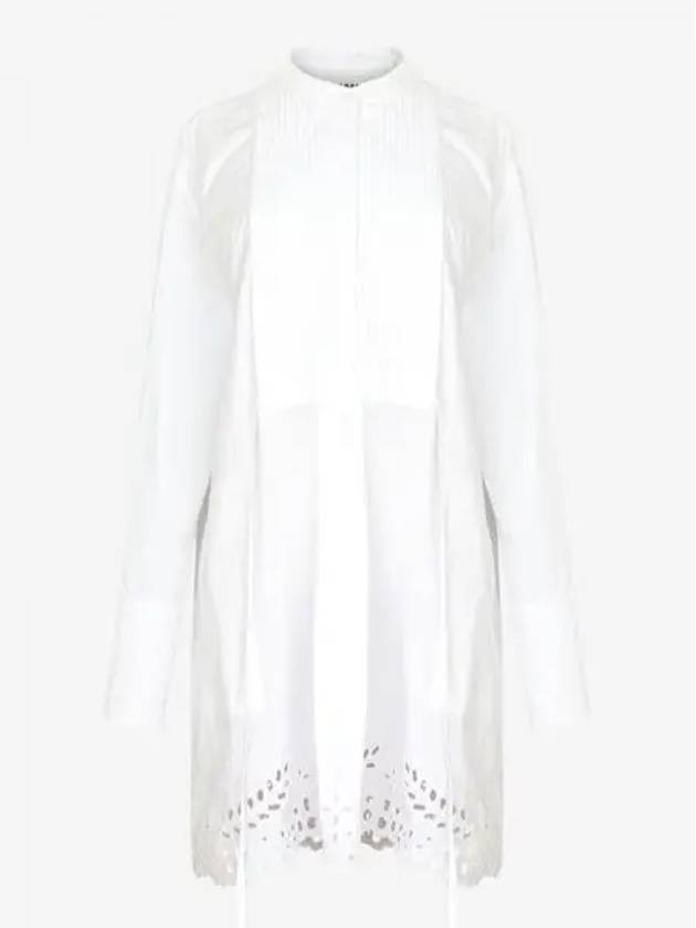 Rehana Cotton Short Dress White - ISABEL MARANT - BALAAN 2