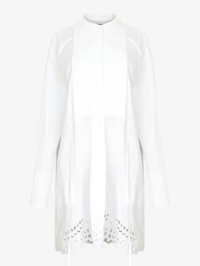 Rehana Cotton Short Dress White - ISABEL MARANT - BALAAN 2