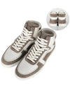 CT01 Z Trainer Suede Calfskin High Top Sneaker Grey - CELINE - BALAAN 2