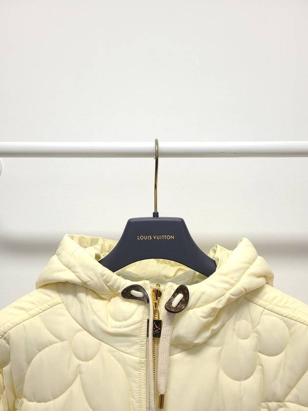 Used luxury goods Lewis It 36 White reversible quilted monogram padded jumper - LOUIS VUITTON - BALAAN 2