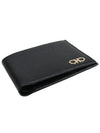 Gancini Half Wallet Black - SALVATORE FERRAGAMO - BALAAN 6