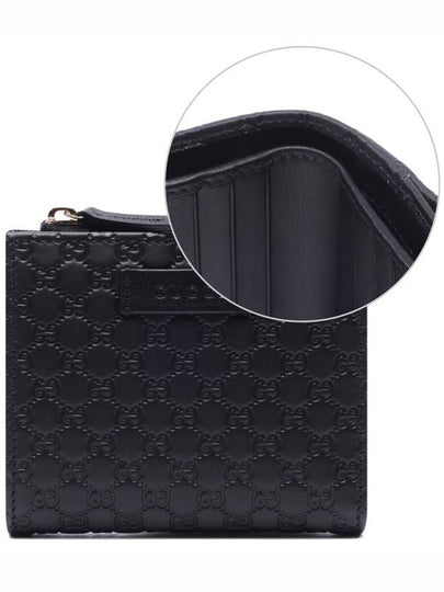 Zipper Microshima Half Wallet Black - GUCCI - BALAAN 2