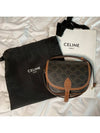 Triomphe Medium Folco Cross Bag Tan - CELINE - BALAAN 6