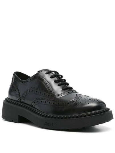 Ash Calf Leather Mercer Oxford Shoes - ASH - BALAAN 2