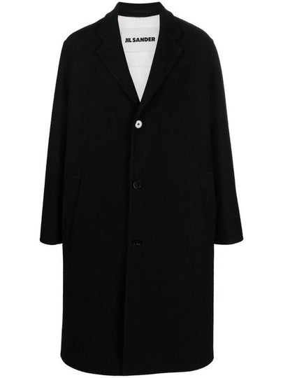 Wool Single Coat Black - JIL SANDER - BALAAN 2