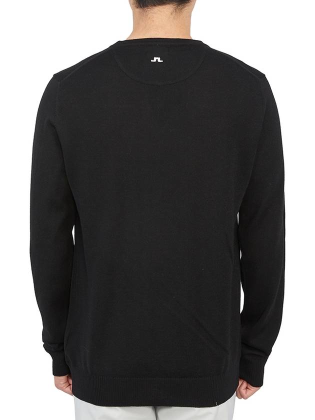 Men's Lehman V-Neck Knit Top Black - J.LINDEBERG - BALAAN 5