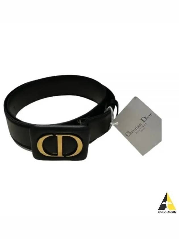 Bobbi Leather Belt Black - DIOR - BALAAN.