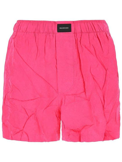 jacquard viscose shorts pink - BALENCIAGA - BALAAN 2