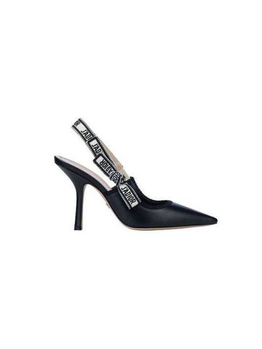 J'Adior Slingback Heels Black - DIOR - BALAAN 1