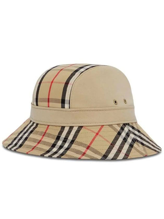 Check Pattern Bucket Hat Beige - BURBERRY - BALAAN 2