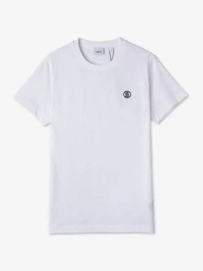 TB Logo Short Sleeve T-shirt White - BURBERRY - BALAAN 2