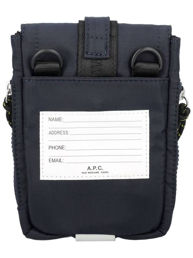 Trek Logo Buckle Nylon Pouch Cross Bag Dark Navy - A.P.C. - BALAAN 5