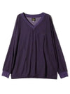 V neck long sleeve t shirt purple - NEEDLES - BALAAN 2