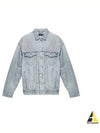 Oversized Denim Jacket Light Blue - BALENCIAGA - BALAAN 2