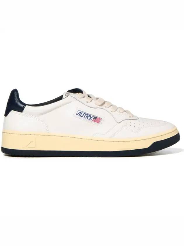 Medalist Leather Low Top Sneakers White - AUTRY - BALAAN 1