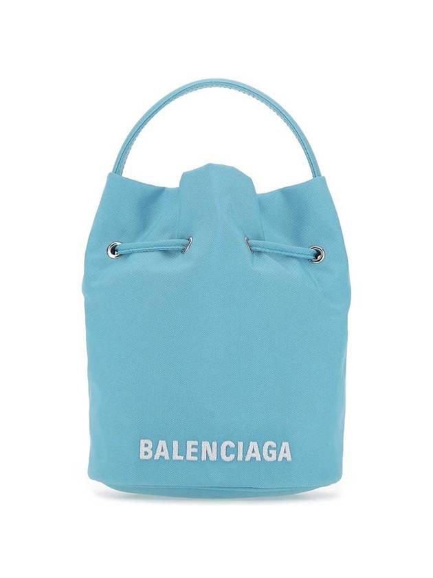 Wheel Drawstring XS Bucket Bag Sky Blue - BALENCIAGA - BALAAN 1