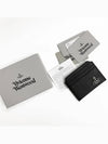 Saffiano Slim Card Wallet Black - VIVIENNE WESTWOOD - BALAAN 8