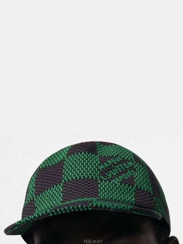 Damier Pop Ball Cap Green - LOUIS VUITTON - BALAAN 6