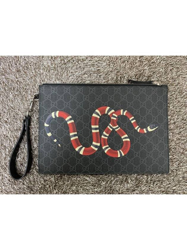 Kingsnake Clutch Black - GUCCI - BALAAN 1