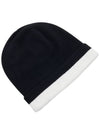 Cashmere Logo Beanie Black - BURBERRY - BALAAN 5