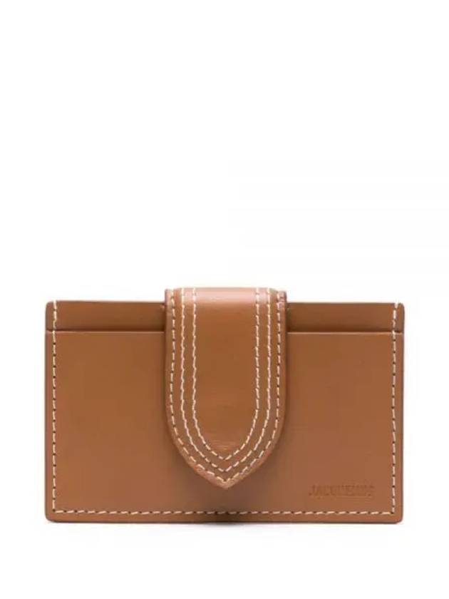 Le Porte Carte Bambino Leather Cardholder Brown - JACQUEMUS - BALAAN 2